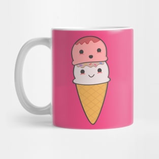 Kawaii Ice Cream buddies Mug